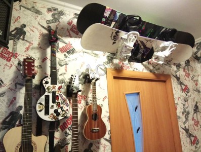 Крепёж для сноуборда на стену